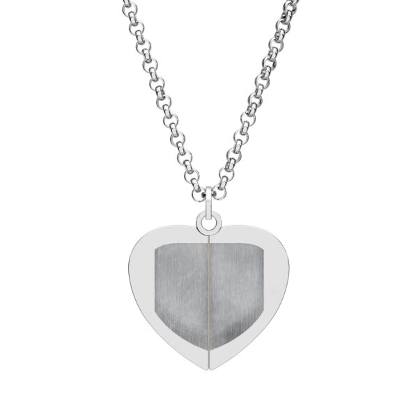 Hidden Message Engraved Heart Necklace — Secret Keepsake Locket for Couples & Gifts