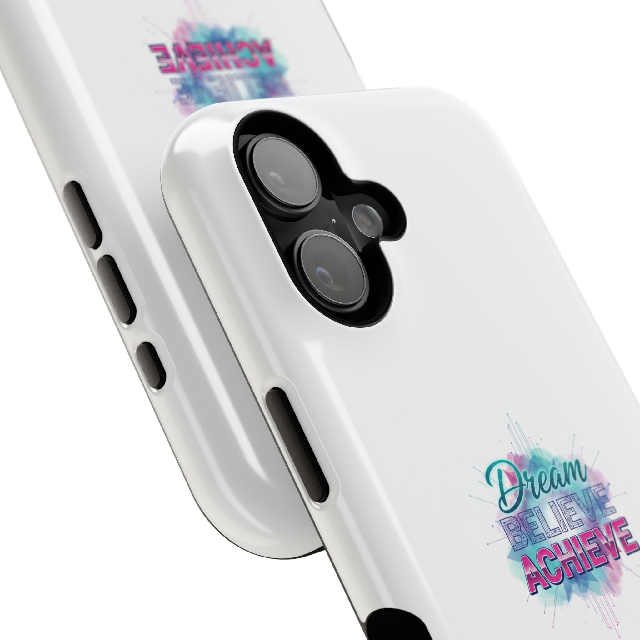 Impact-Resistant Phone Case — “Dream Believe Achieve” Motivational Protective Cover - Image 2