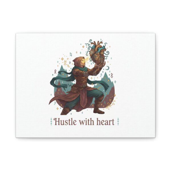 Hustle With Heart Canvas Art