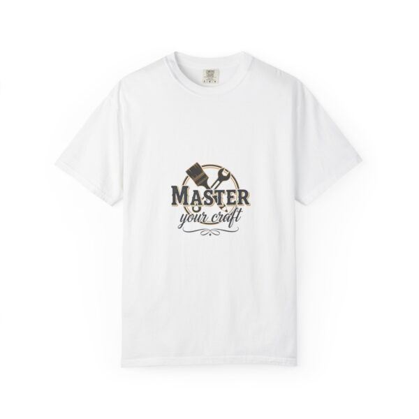T-Shirt — "Master Your Craft" Carpenter Tools Design