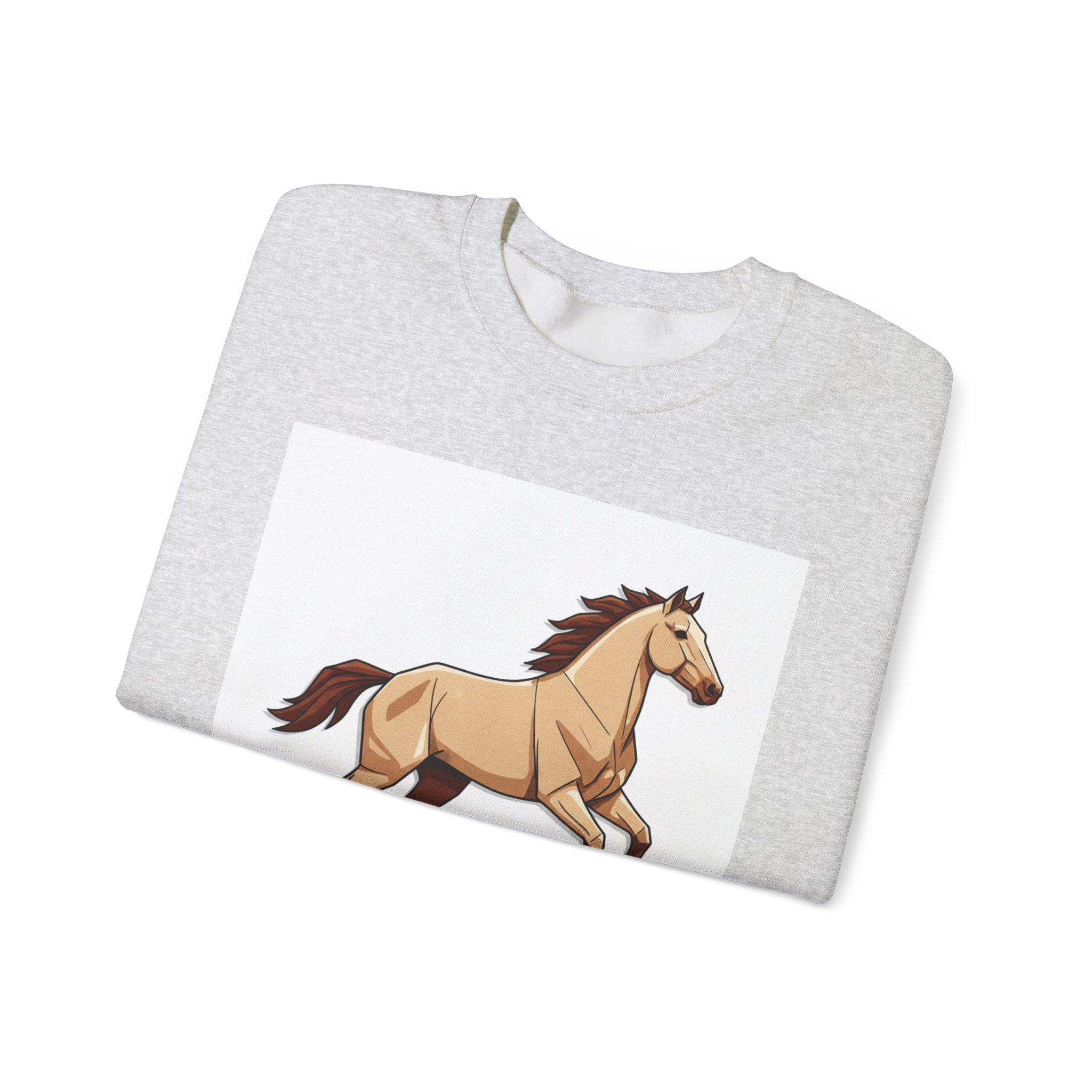 Horse Graphic Crewneck Sweatshirt — "Loyal Fast Graceful" - Image 7