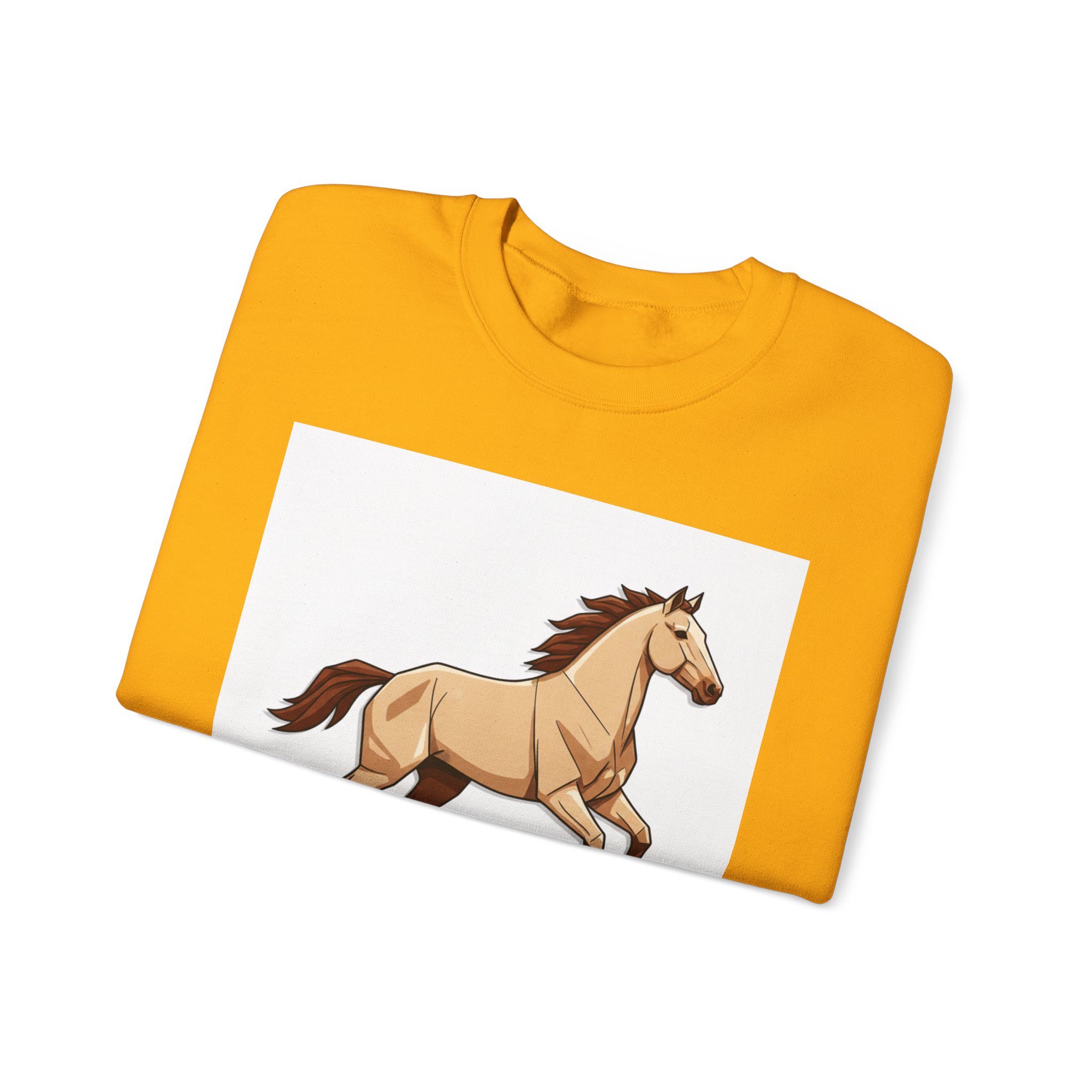 Horse Graphic Crewneck Sweatshirt — "Loyal Fast Graceful" - Image 27