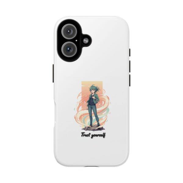 Phone Case — Anime 'Trust Yourself' Motivational Design