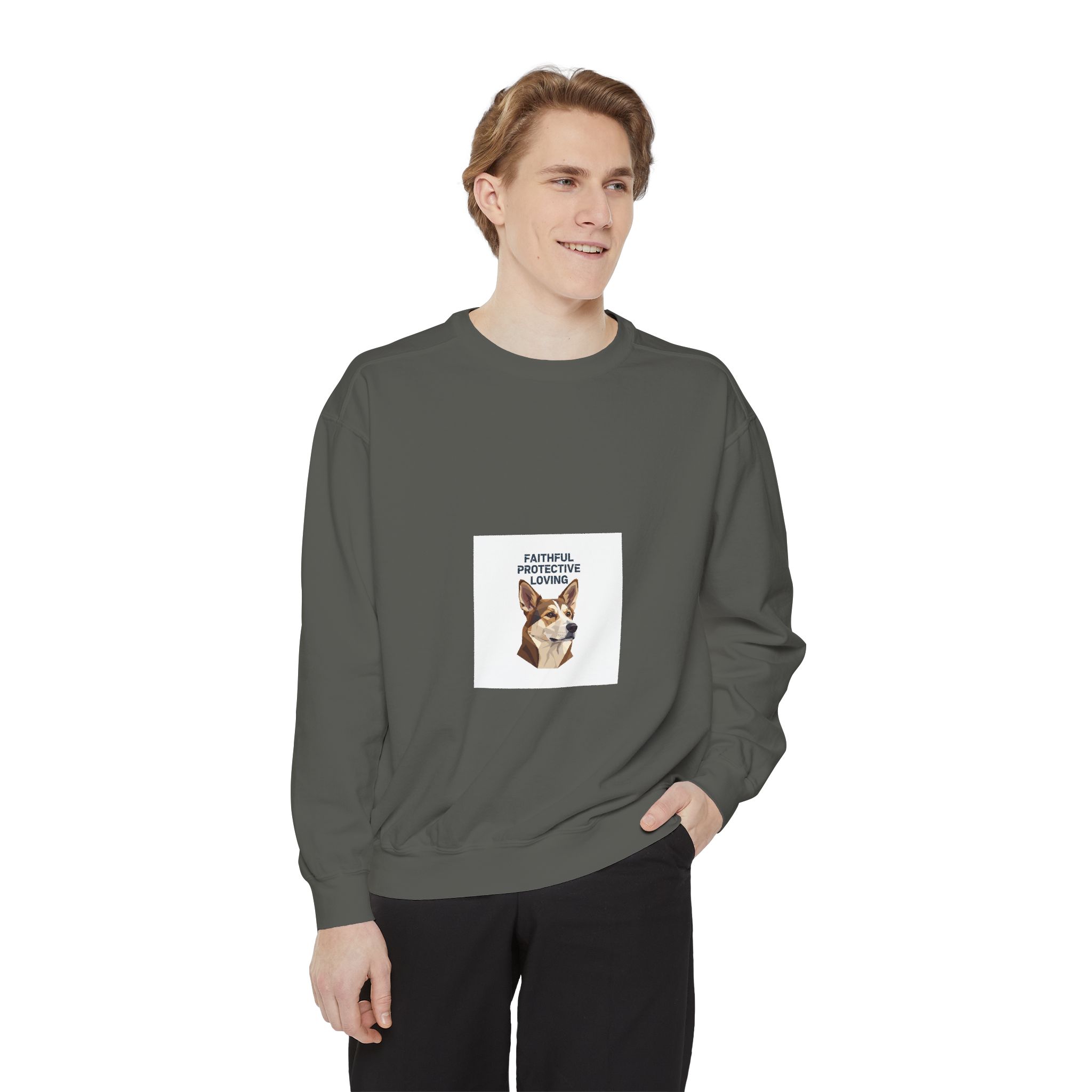 Corgi Portrait Sweatshirt - "A Little Spunky, A Lot of Cute" Crewneck - Image 11