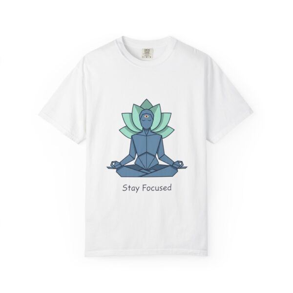 Meditation Lotus T-Shirt — "Stay Focused" Yoga Tee