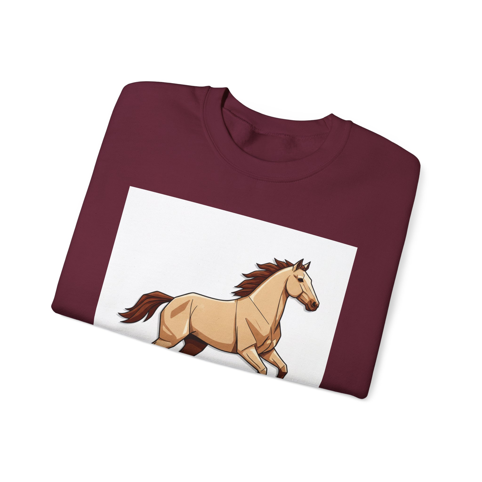 Horse Graphic Crewneck Sweatshirt — "Loyal Fast Graceful" - Image 31