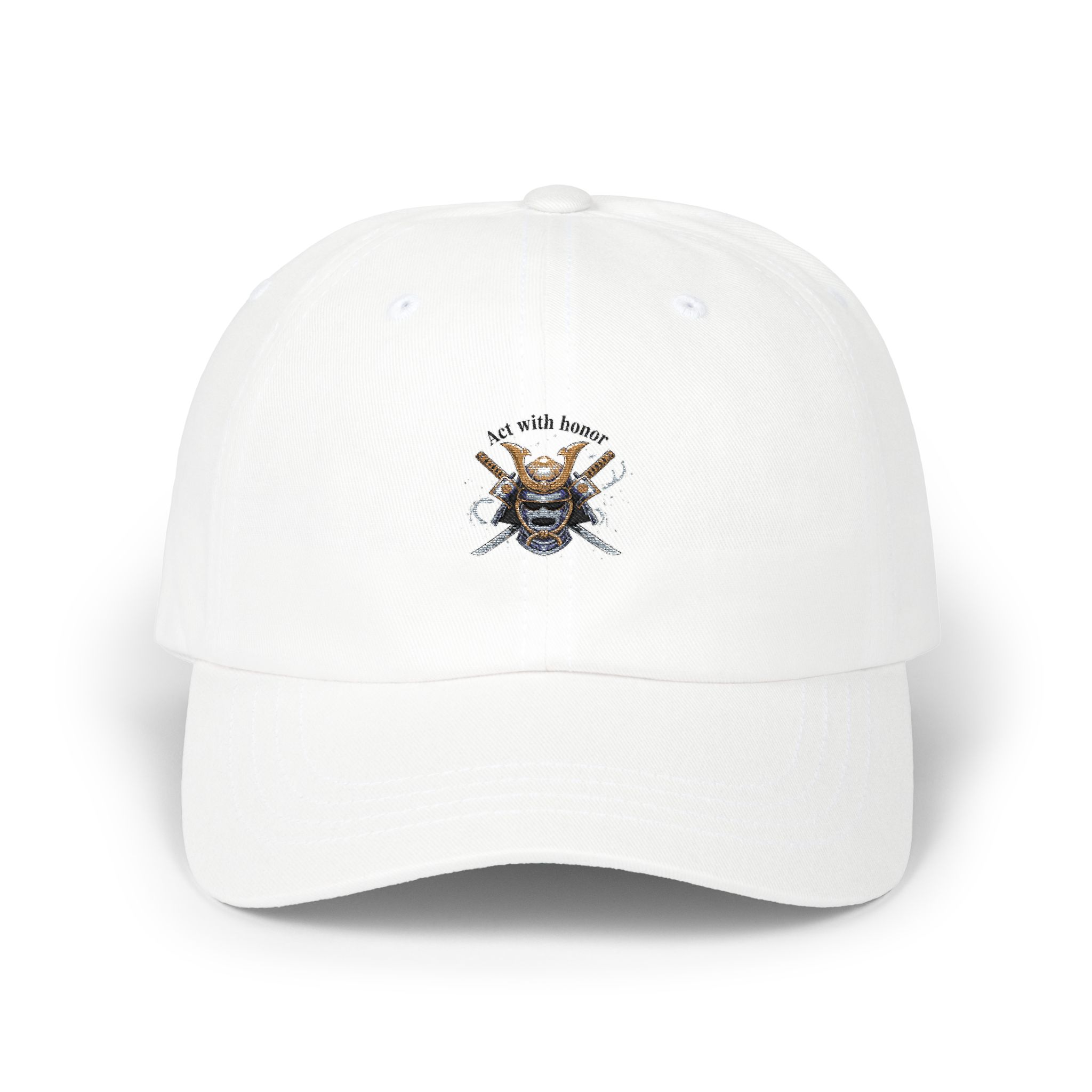 Bee With Honesty Dad Cap — Embroidered Bee Baseball Hat