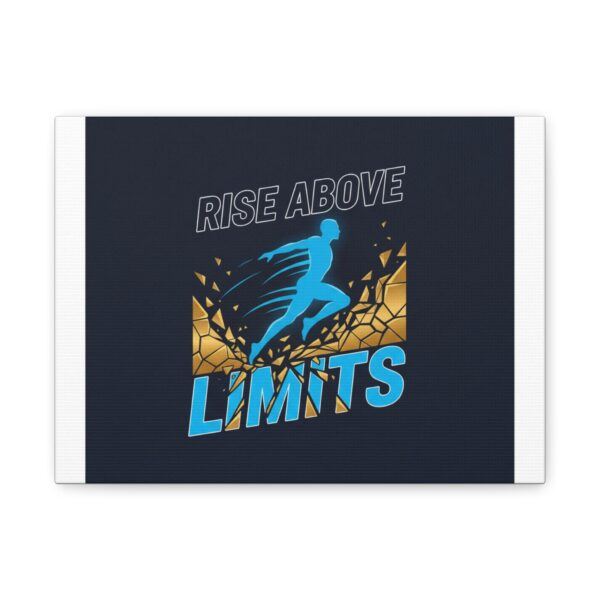 Rise Above Limits Canvas Wall Art — Motivational Running Athletic Decor