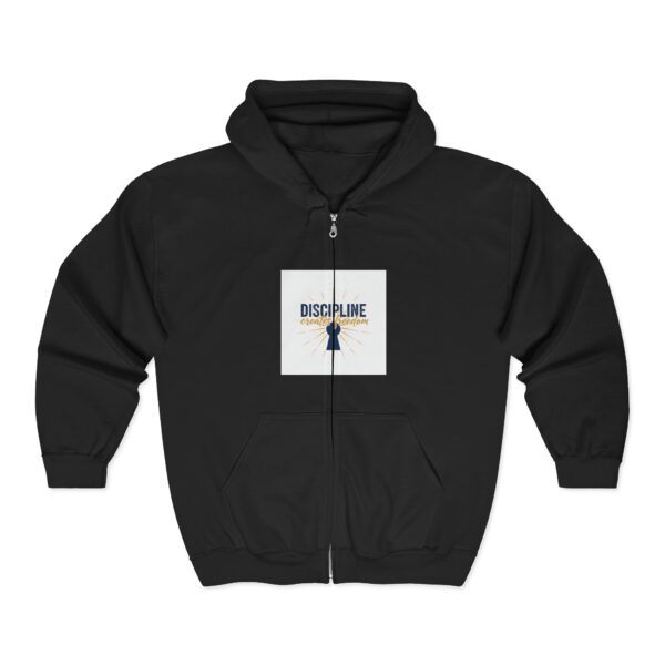 Rise Above Limits Zip Hoodie - Motivational Athletic Full-Zip Sweatshirt