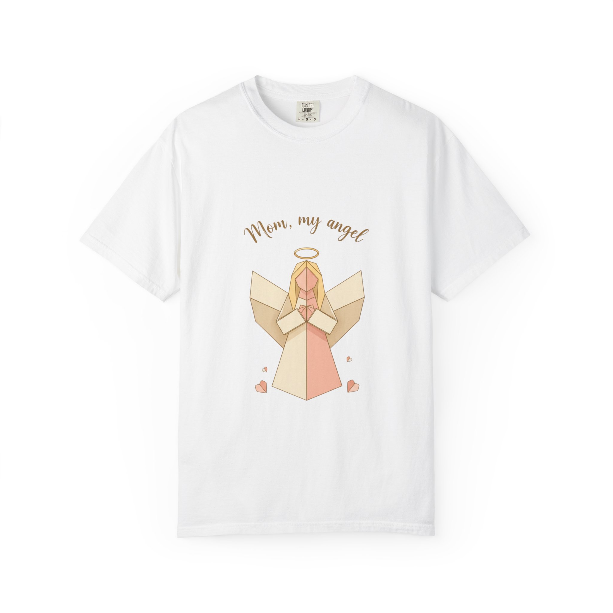 Mom My Angel T-Shirt — Geometric Angel Memorial Tee