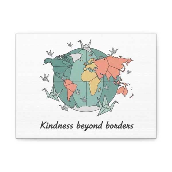 Kindness Beyond Borders Matte Canvas Wall Art