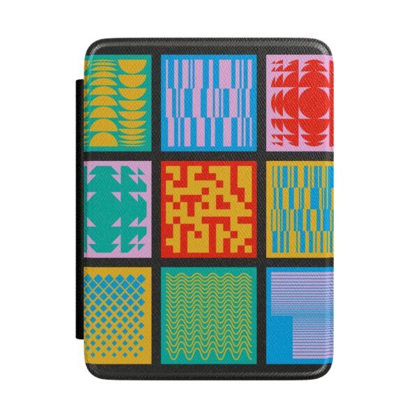 Kindle Case — Colorful Geometric Patchwork E-Reader Cover