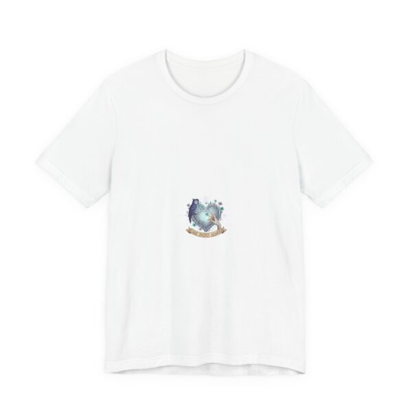 Ocean Heart Graphic Tee — Watercolor Whale & 'Love the Ocean' Design
