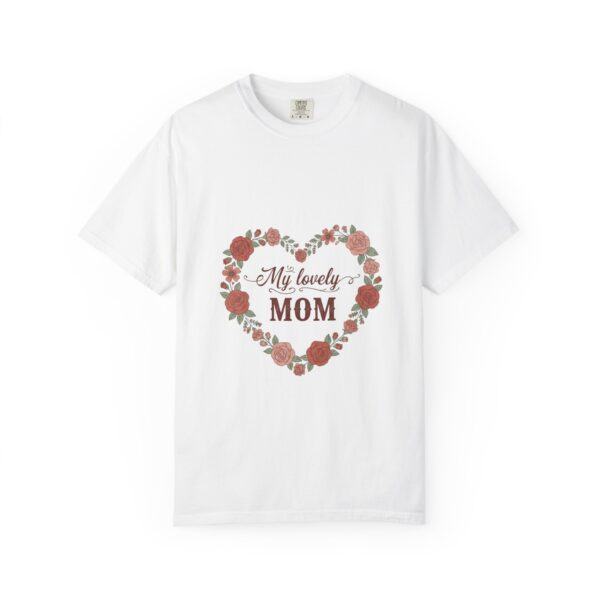 Mom Floral Heart T-Shirt — "My Lovely Mom" Mother's Day Tee