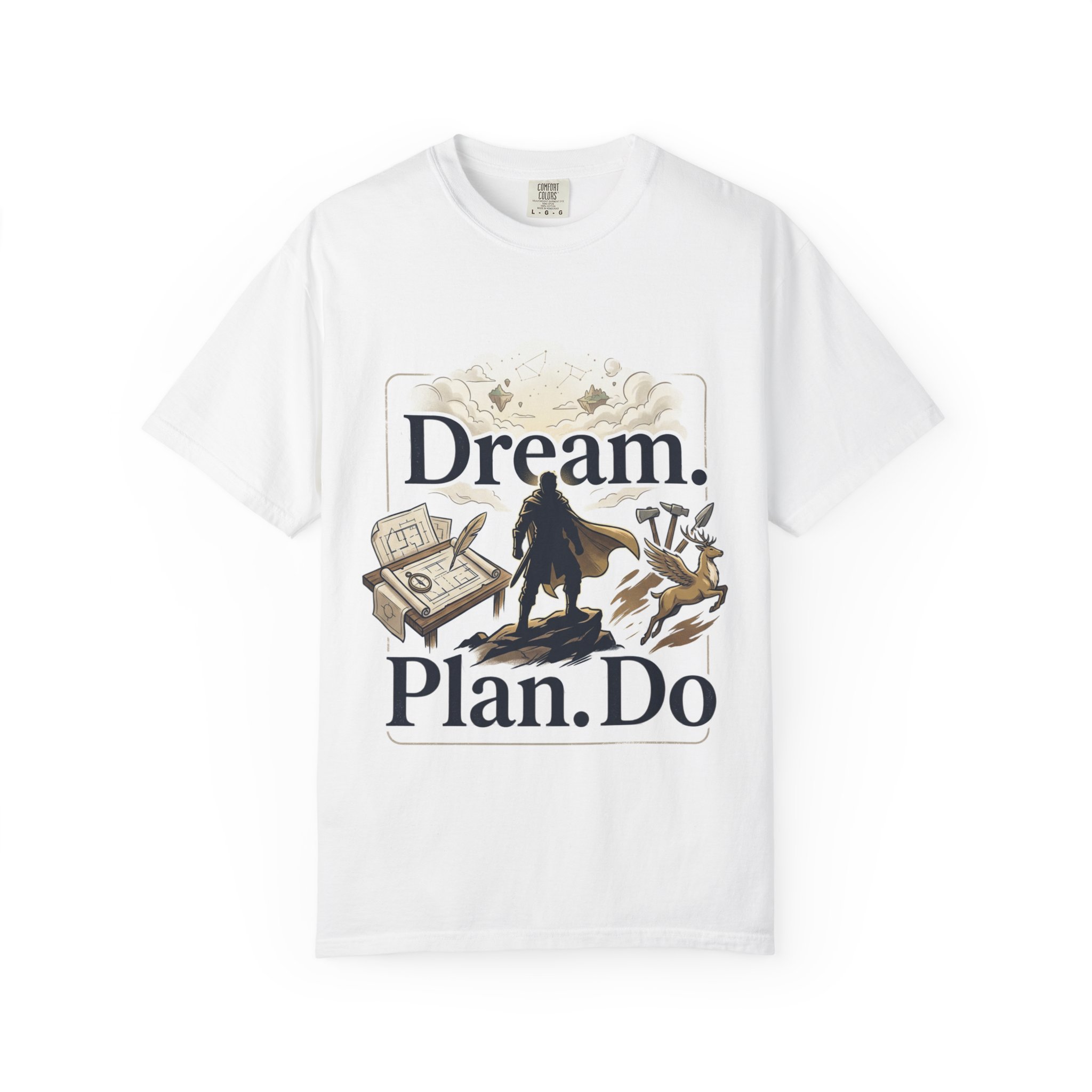 Dream. Plan. Do. Motivational T-Shirt — Adventure & Goal-Setting Graphic Tee