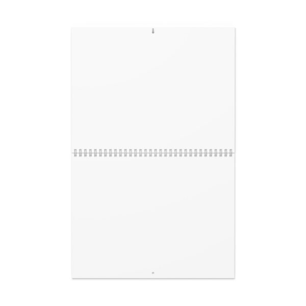 Blank Wall Calendar - Minimalist Monthly Planner & Customizable Wall Calendar