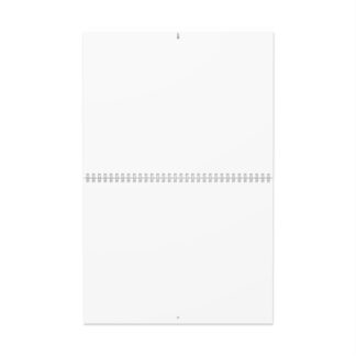 Blank Wall Calendar — Minimalist Monthly Calendar for Customization & Planning