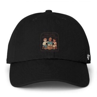 Clean Up Cap - Retro Kids Helping Patch Baseball Hat