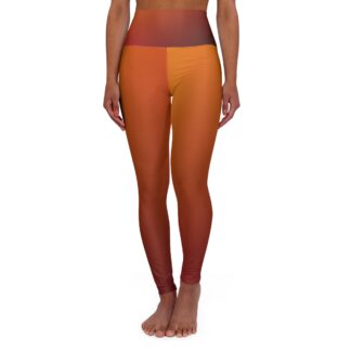Autumn Sunset High-Waist Yoga Leggings