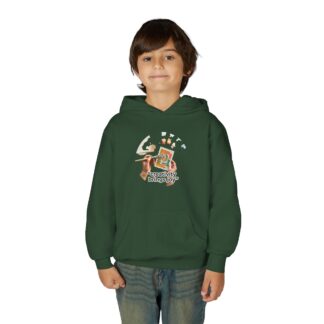 Youth Hoodie - "Creativity Brings Joy" Artful Painting Graphic