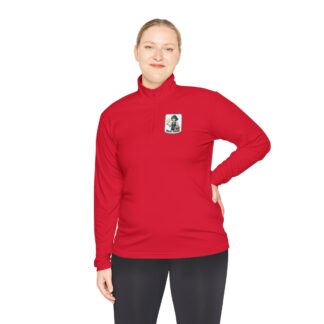 Quarter-Zip Pullover — 'Real Value' Anime Character Crest