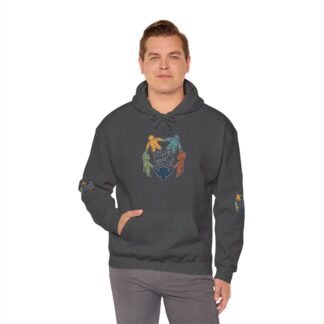 Hoodie — “Diversity Makes Us Strong” Graphic Pullover